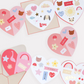 “Heart to Heart” ❤️ Valentine Sticker Card Set by Meri Meri