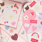 “Heart to Heart” ❤️ Valentine Sticker Card Set by Meri Meri