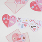 “Heart to Heart” ❤️ Valentine Sticker Card Set by Meri Meri
