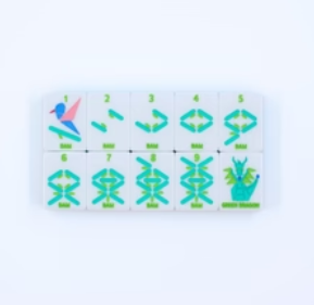 Colorful Mahjong tiles for beginners and enthusiasts