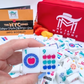 NYC-themed Mahjong tiles with colorful oil-based inks
