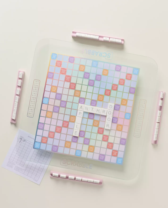 Close-up of Aura Edition board game shimmering colors