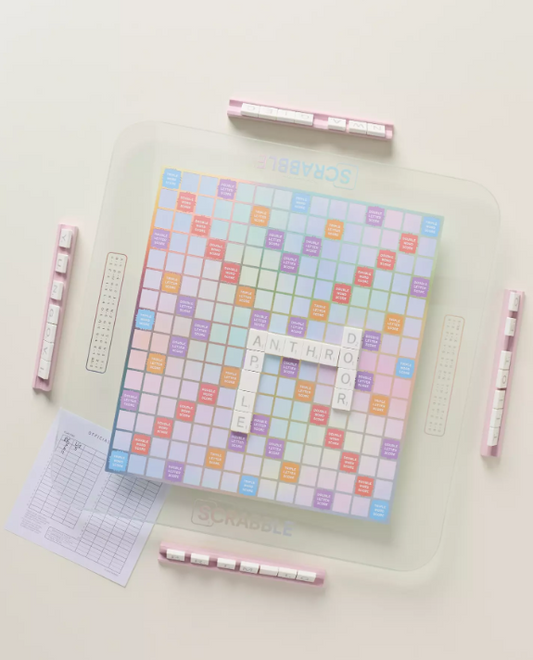 Close-up of Aura Edition board game shimmering colors