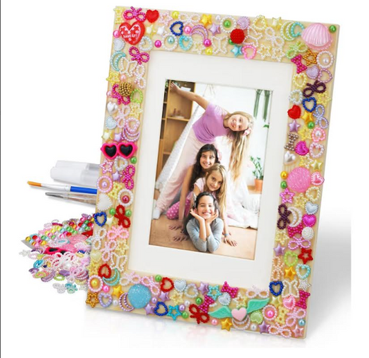 Wooden picture frame craft kit for kids