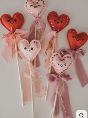 “Heart Wand Wonder” 💕 Valentine Heart Wand Classroom Craft Kit by CGO