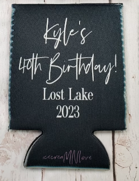 "Cheers to That!" 🍺 Custom Can Coolers with Photo & Text – Celebrate in Style