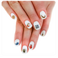 High Holiday nail art stickers with Jewish symbols
