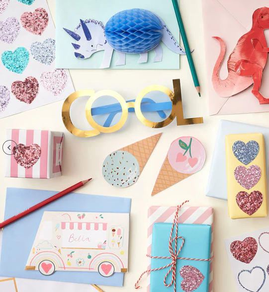 “Sweetest Scoop” 🍦 Ice Cream Valentine Bracelet Cards by Meri Meri