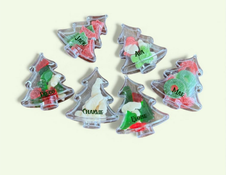 “Sweet Tree-t” 🎄 Personalized Christmas Tree Candy by CGO