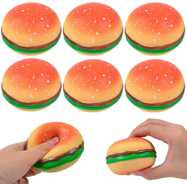slow rising hamburger squishy foam toy