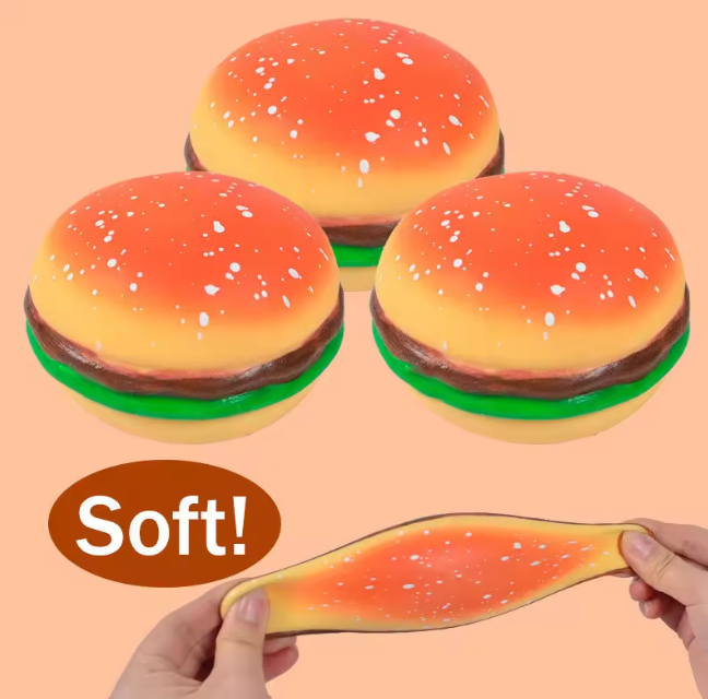 slow rising hamburger squishy foam toy