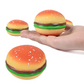 realistic food squishy burger squeeze toy