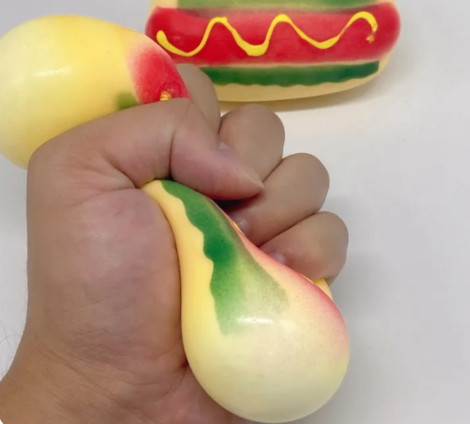 bread tofu ball squishy fidget toy