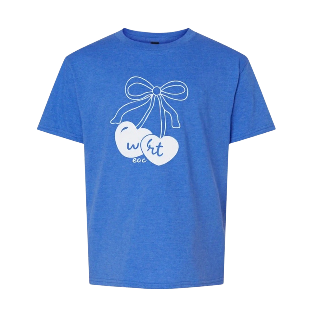 Cotton ECC shirt for preschoolers with cherry print