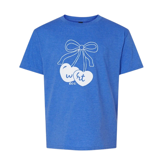 Cotton ECC shirt for preschoolers with cherry print