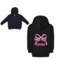 "Bow Back Zip Hoodie" 🎀 WRT ECC Spiritwear Sweatshirt