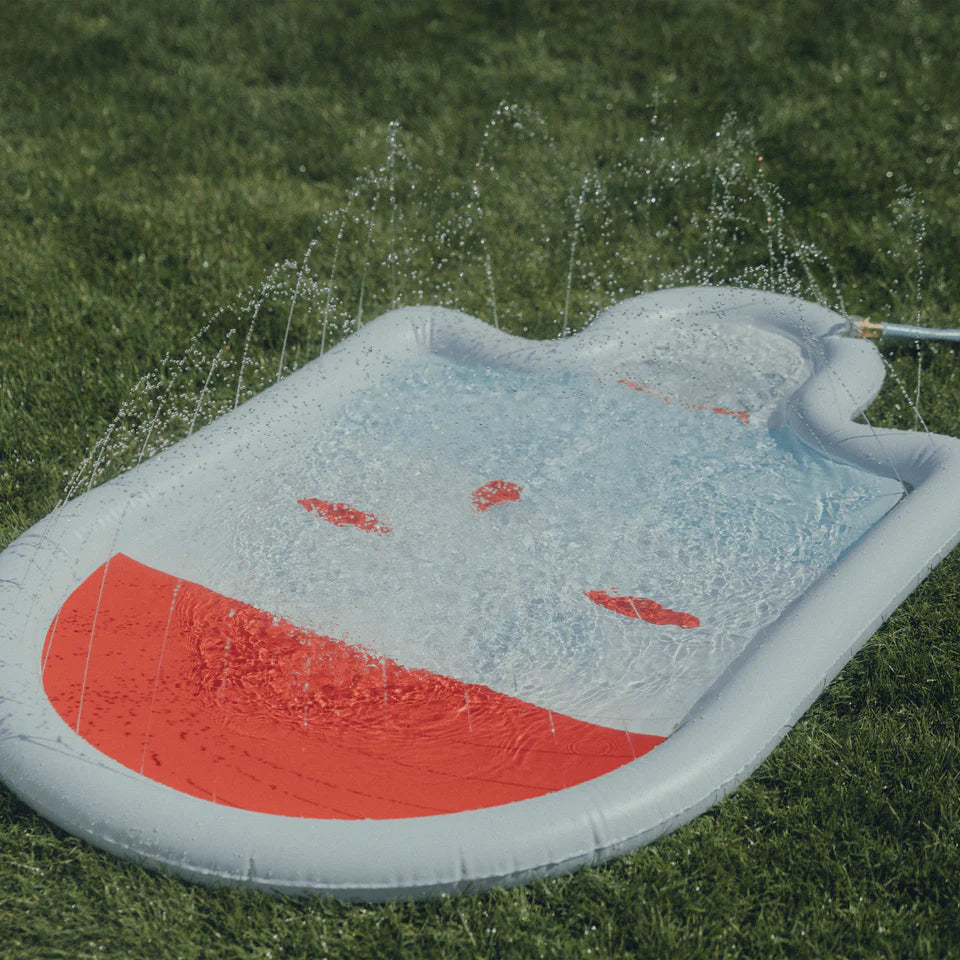 ice pop themed kids splash pad backyard water play