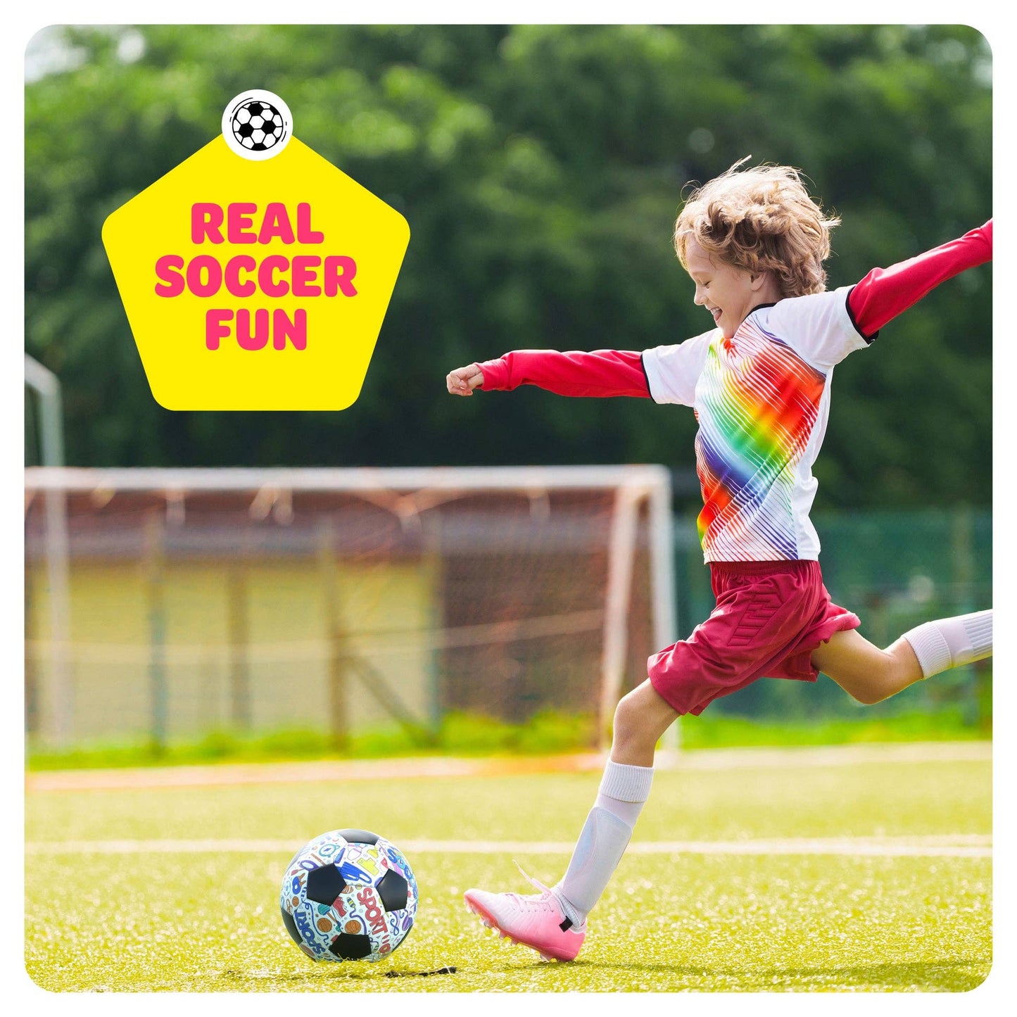 "Goal Tender" ⚽ Color-Your-Own Soccer Ball Kit by Dan&Darci