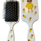 Fun teddy bear hair brush – final color options, great for curly or straight hair