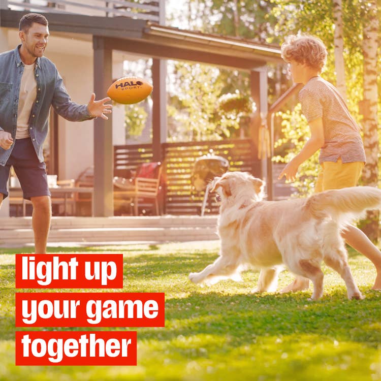 Outdoor rechargeable football for glowing play