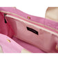 Stylish carry-on tote with initials and interior zip pocket