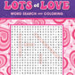 Celebrate love with word searches and beautiful illustrations to color in this two-in-one activity book!