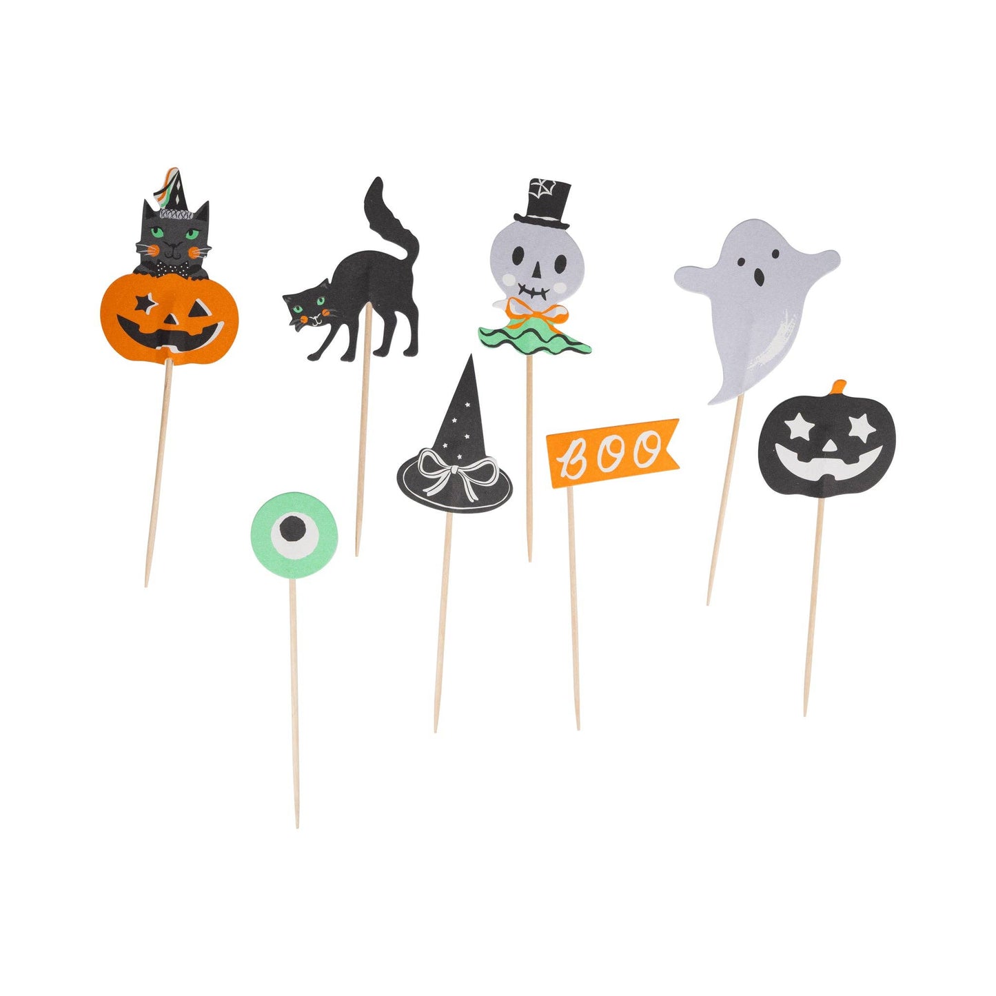 “Pick Your Poison” ☠️ Halloween Cupcake Party Picks (8 Count) by My Mind's Eye