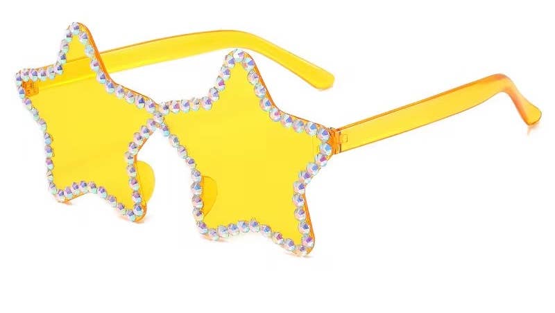 "Star Quality" ⭐ Red Rhinestone Star Sunglasses by Lil Darlings Inc