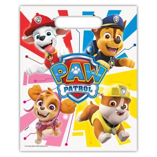 Paw Patrol loot bags pack of 8