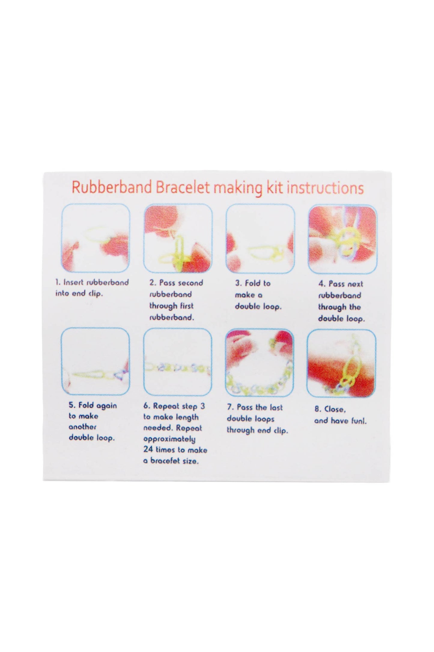 “Flutter & Weave” 🦋 Kids Butterfly Case Rubber Band Loom Bracelet Kit