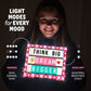 DIY customizable light box with 350+ tiles