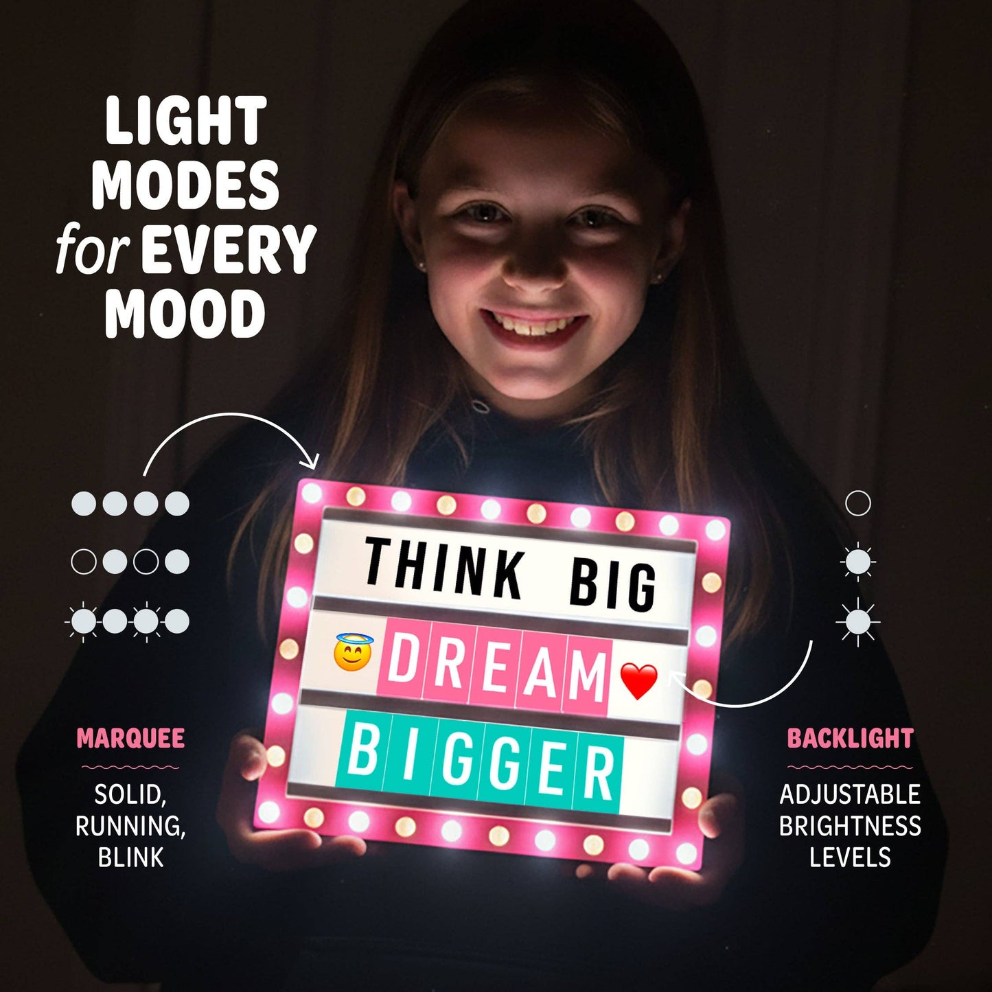DIY customizable light box with 350+ tiles