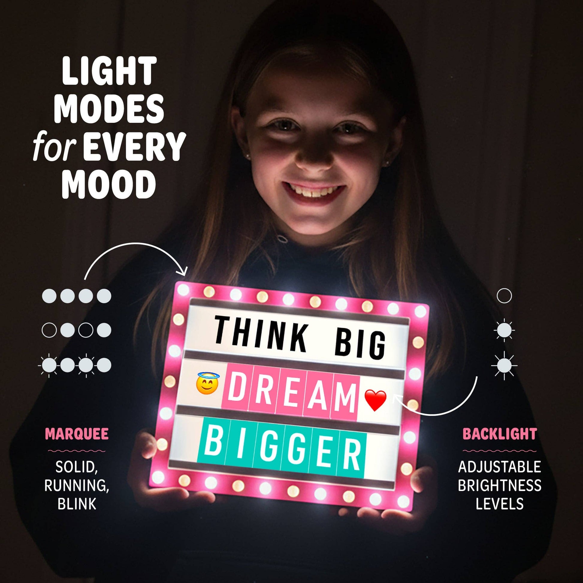 DIY customizable light box with 350+ tiles