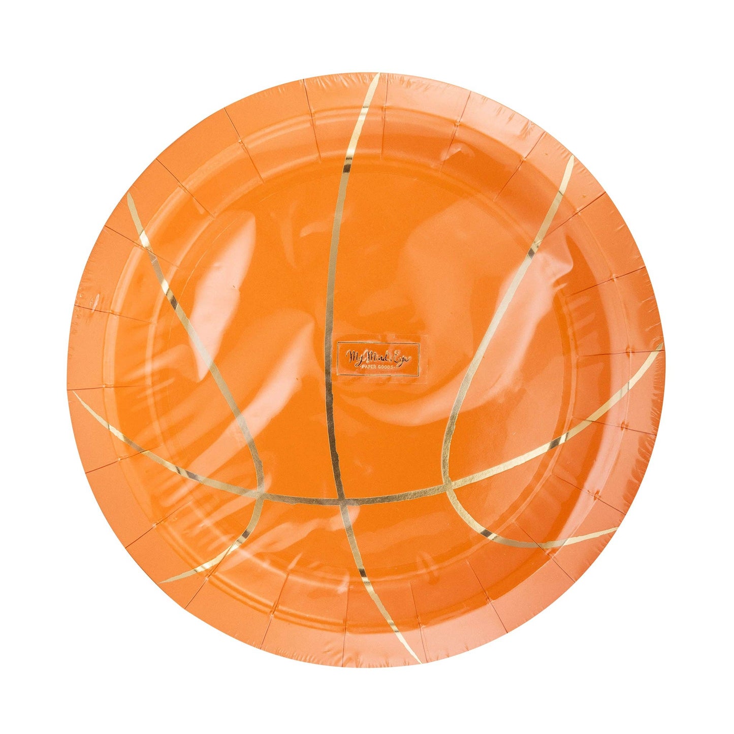 “Bball” 🏀 9" Basketball Paper Plate (Set of 8)