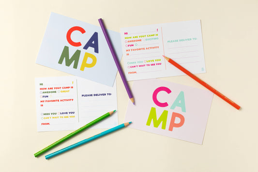“CAMP” ✏️ Camp Postcards by Joy Creative Shop