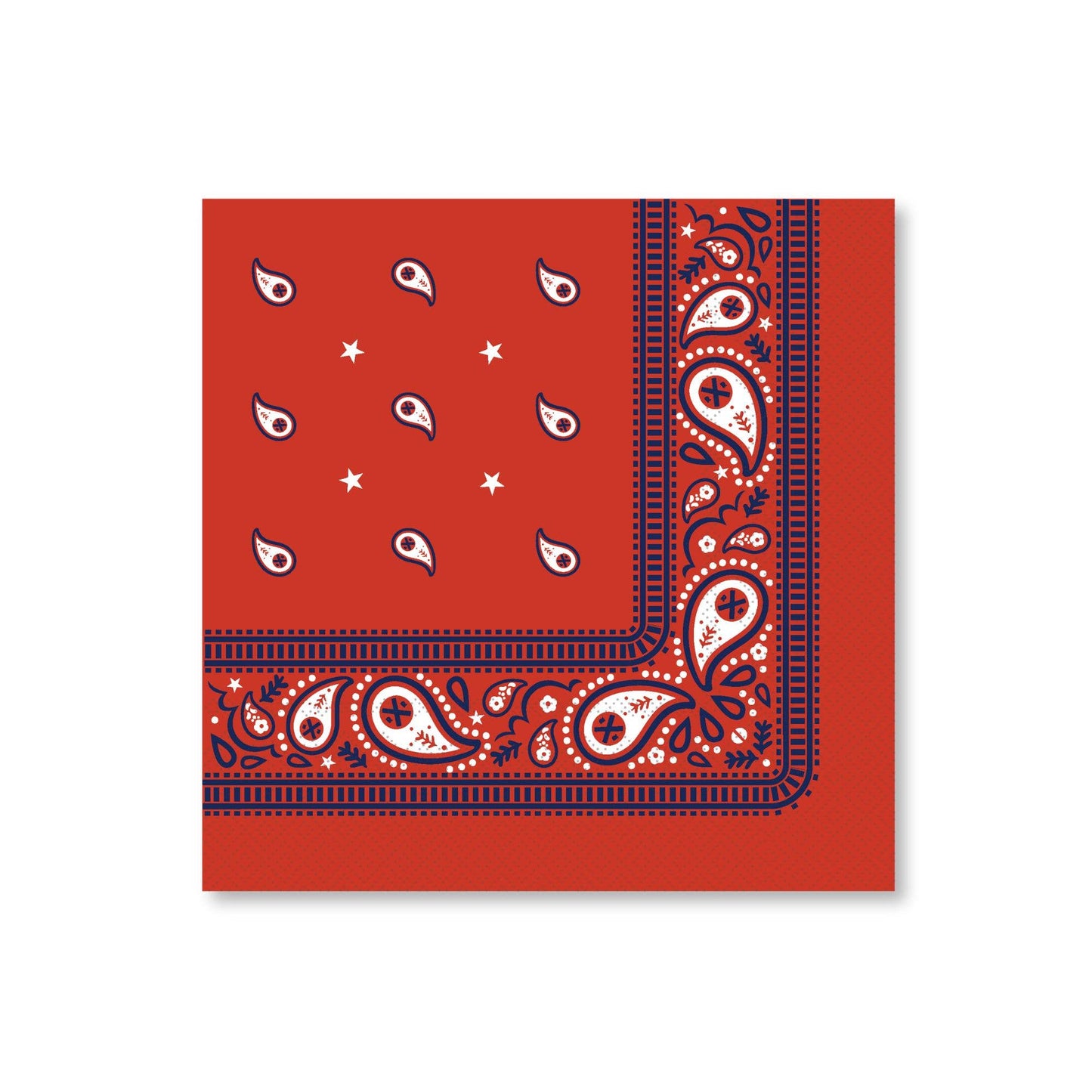 "Right on Track" 🚂 Thomas & Friends™ Red Bandana Lunch Napkins (24 ct) by Bonjour Fête