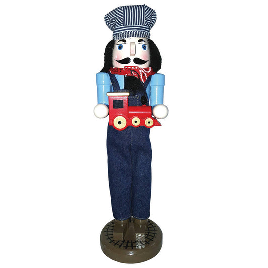 “All Aboard!” 🚂✨ Train Conductor Nutcracker by Santa's Workshop
