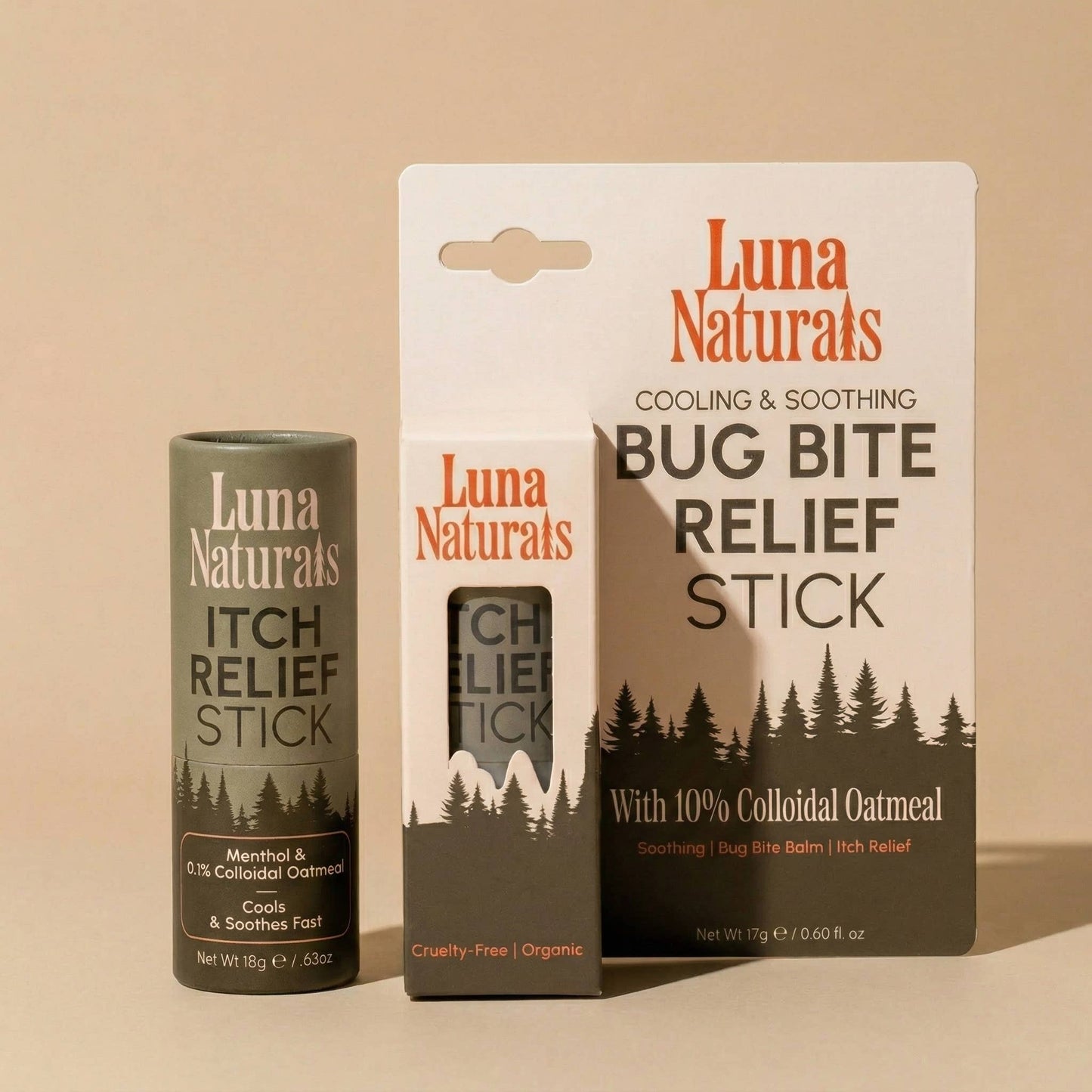 "Itch Stop" 🌿 Menthol + Colloidal Anti-Itch Balm by Luna Naturals