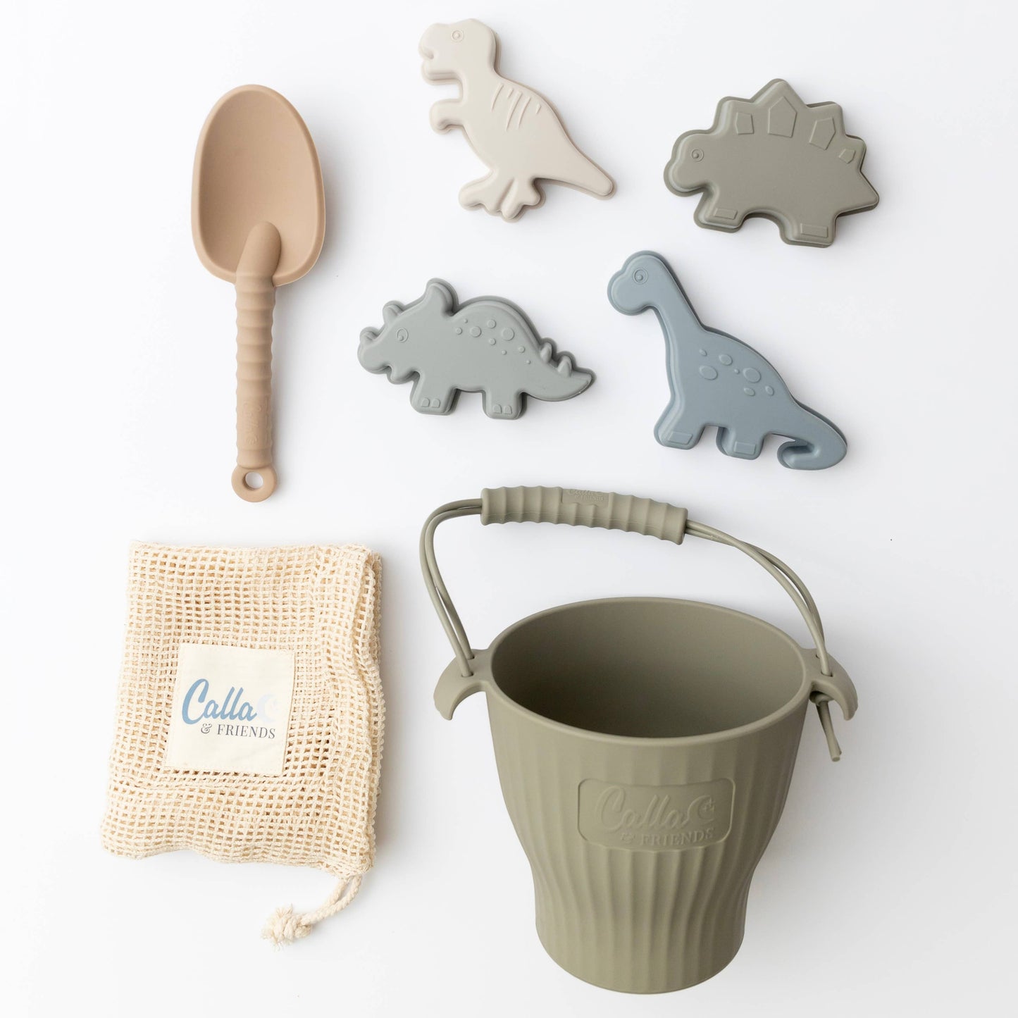 “Dominic’s Dino” 🦖 Silicone Beach Toy Set