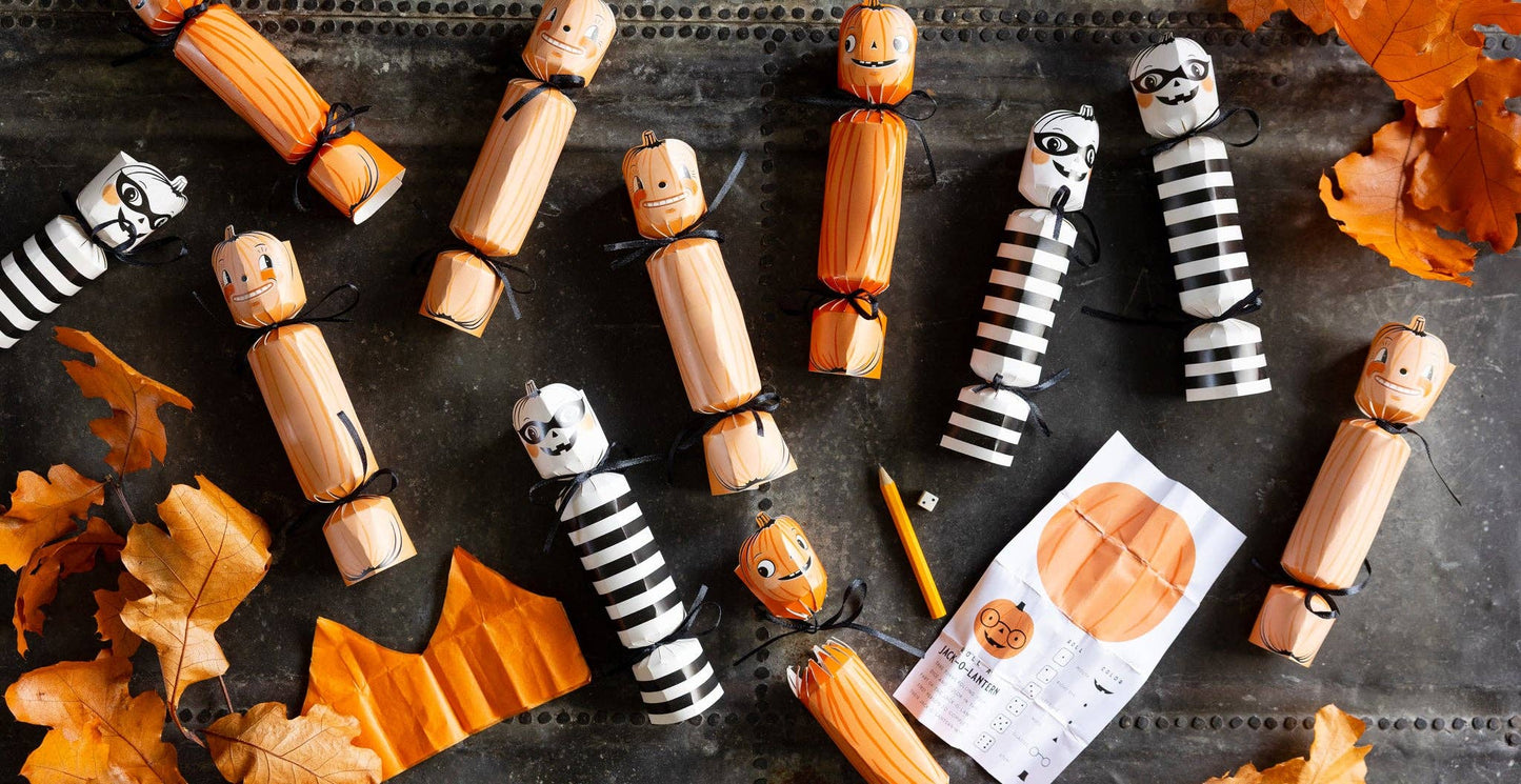 “Pumpkin Pop-Ins” 🎃 Halloween Party Crackers