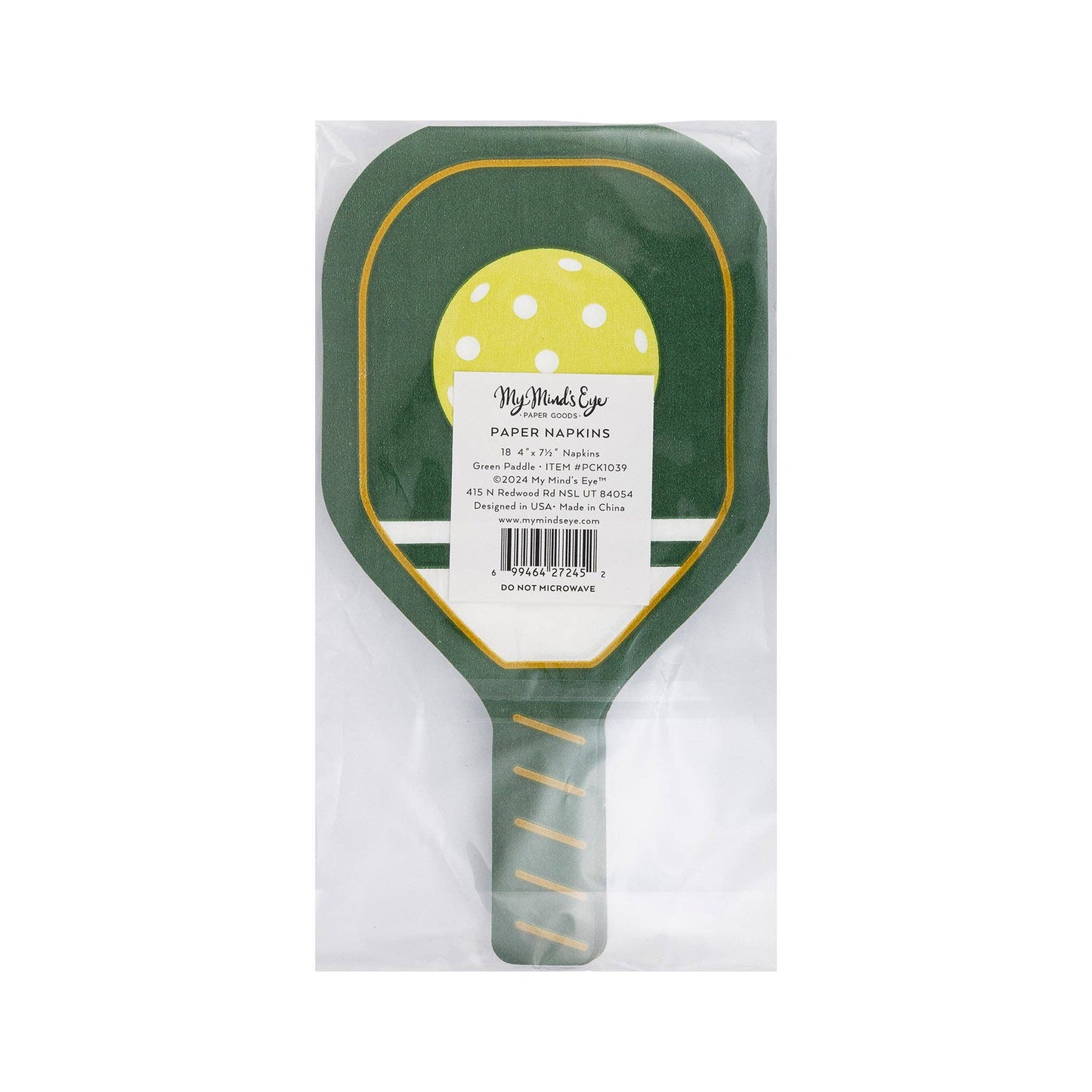 “Green Paddle” 🥒 Puckleball Napkin