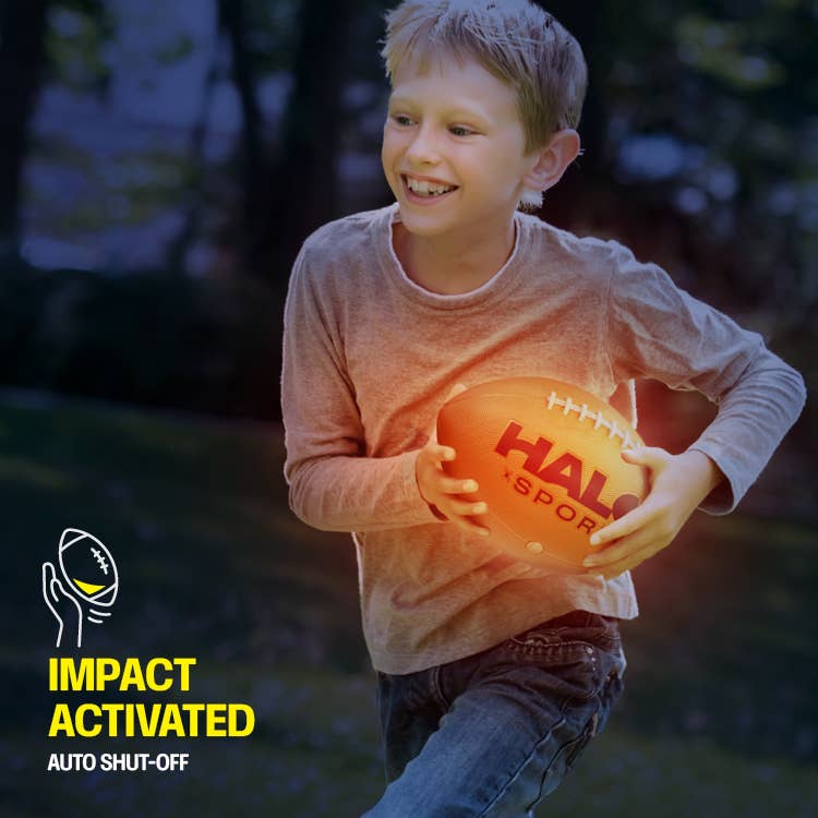 Rechargeable light-up football for kids and teens
