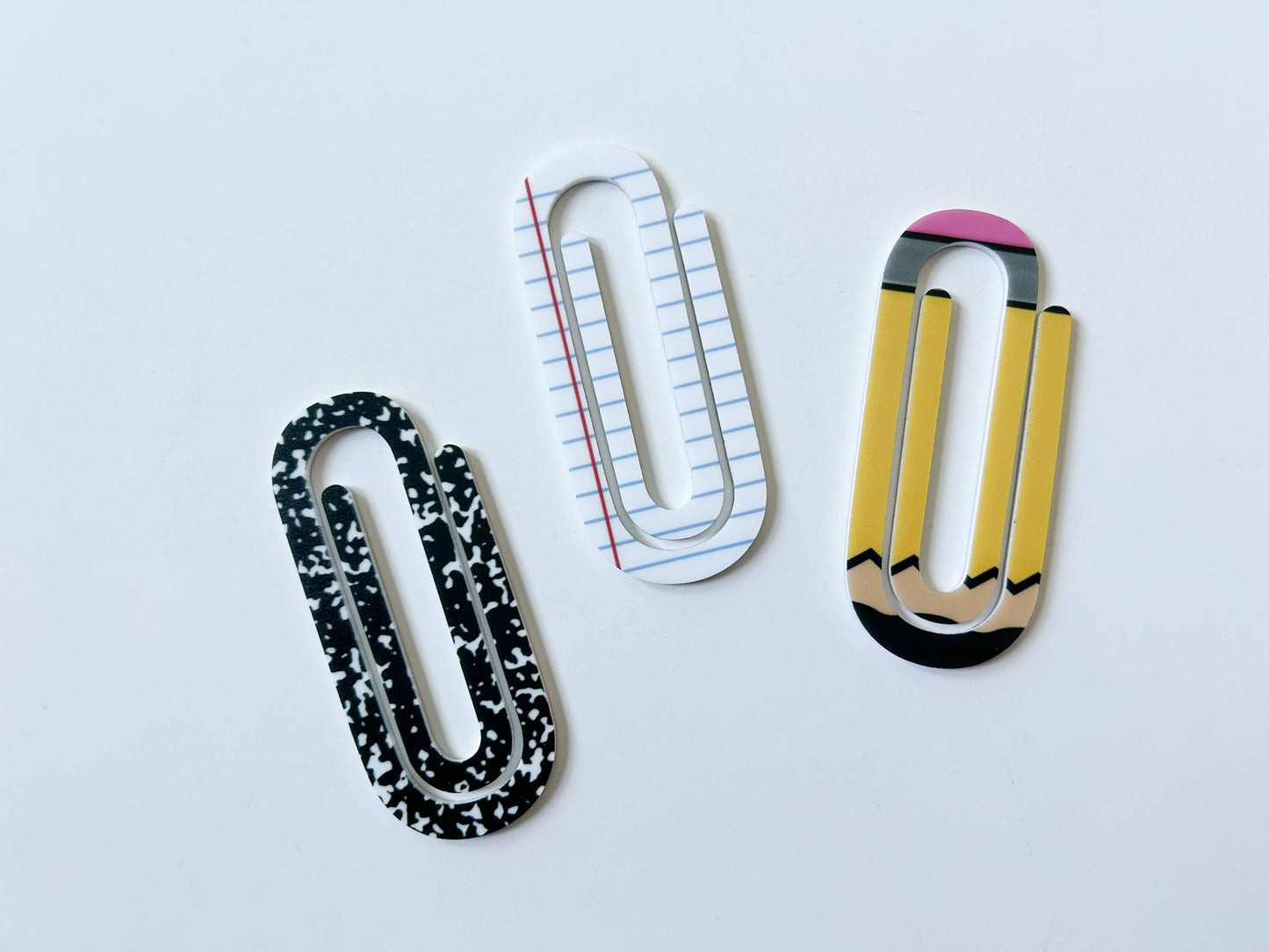 “Hit the BookMARK” 🔖 Teacher Paperclip Bookmark set, bookmark gift for teacher