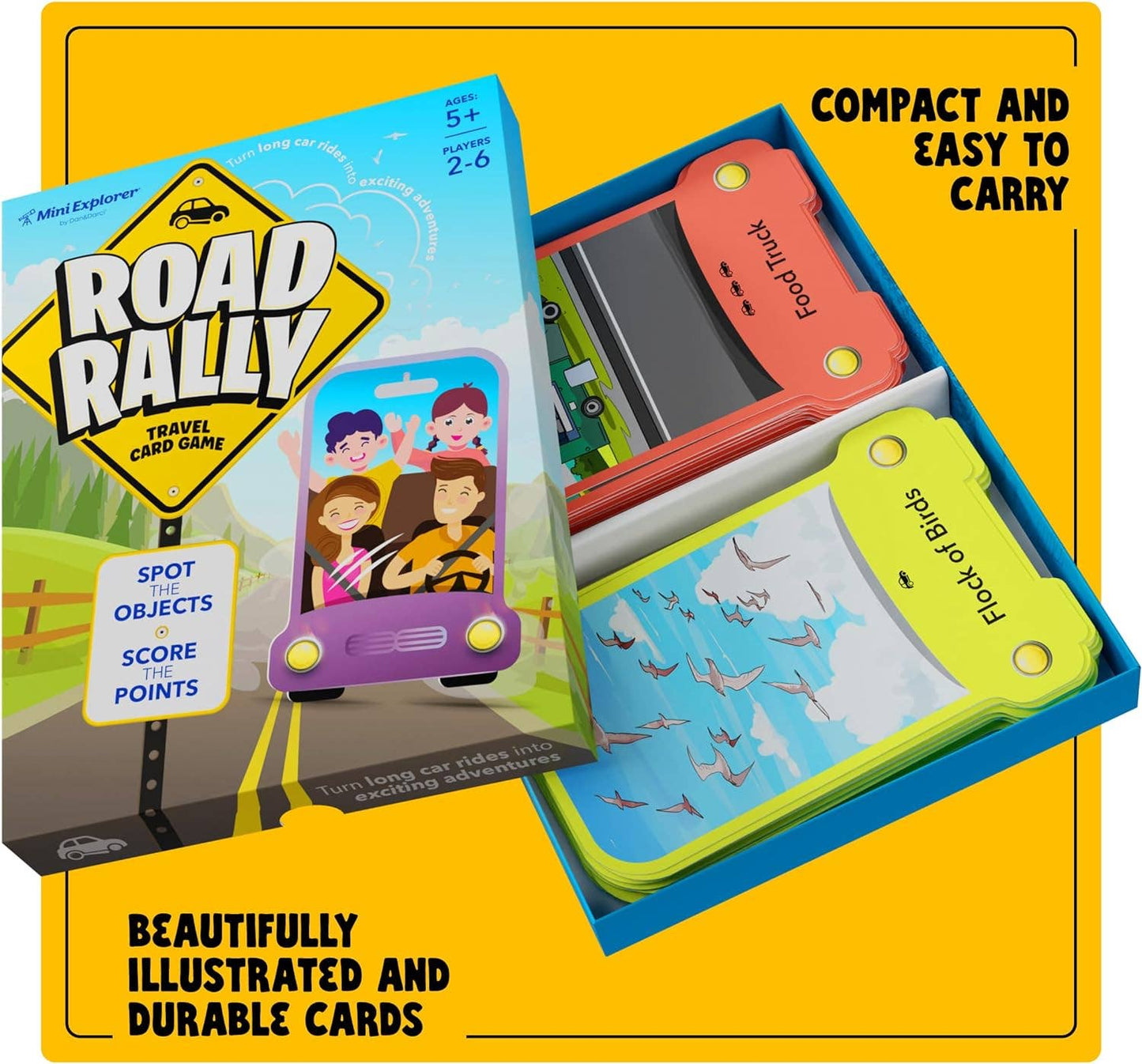 "Are We There Yet?" 🚗 Road Rally Travel Scavenger Hunt Card Game by Dan&Darci