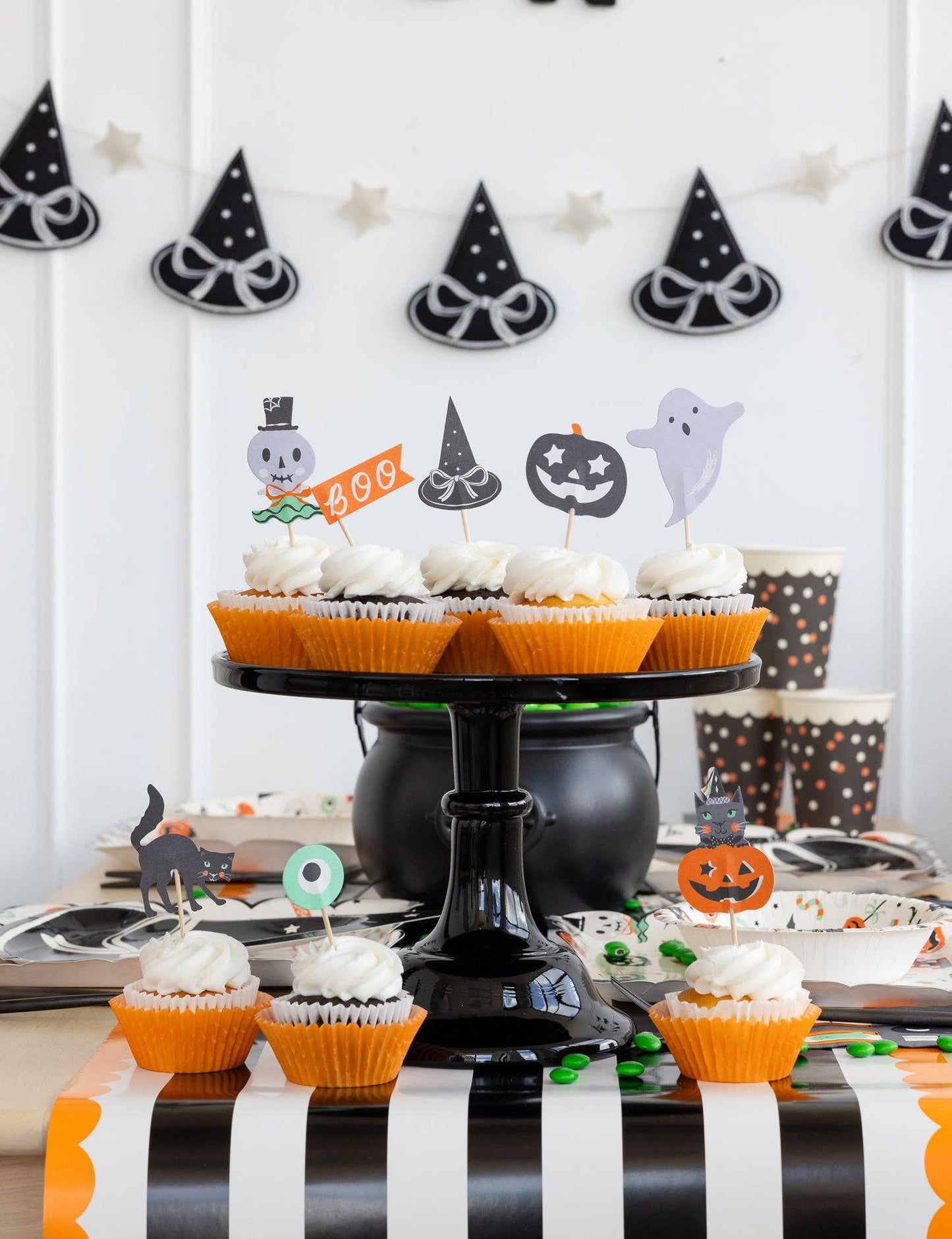 “Pick Your Poison” ☠️ Halloween Cupcake Party Picks (8 Count) by My Mind's Eye