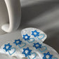 "Mazel Hair Day" ✡️ Jewish Star Heart Hair Clips by Lil Darlings Inc