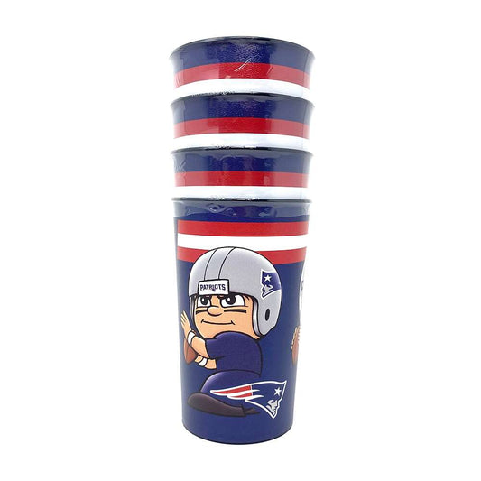 “Sip Sip Hooray!” 🏆 Team Spirit Cups (New England Patriots Party Cup 4-Pack)