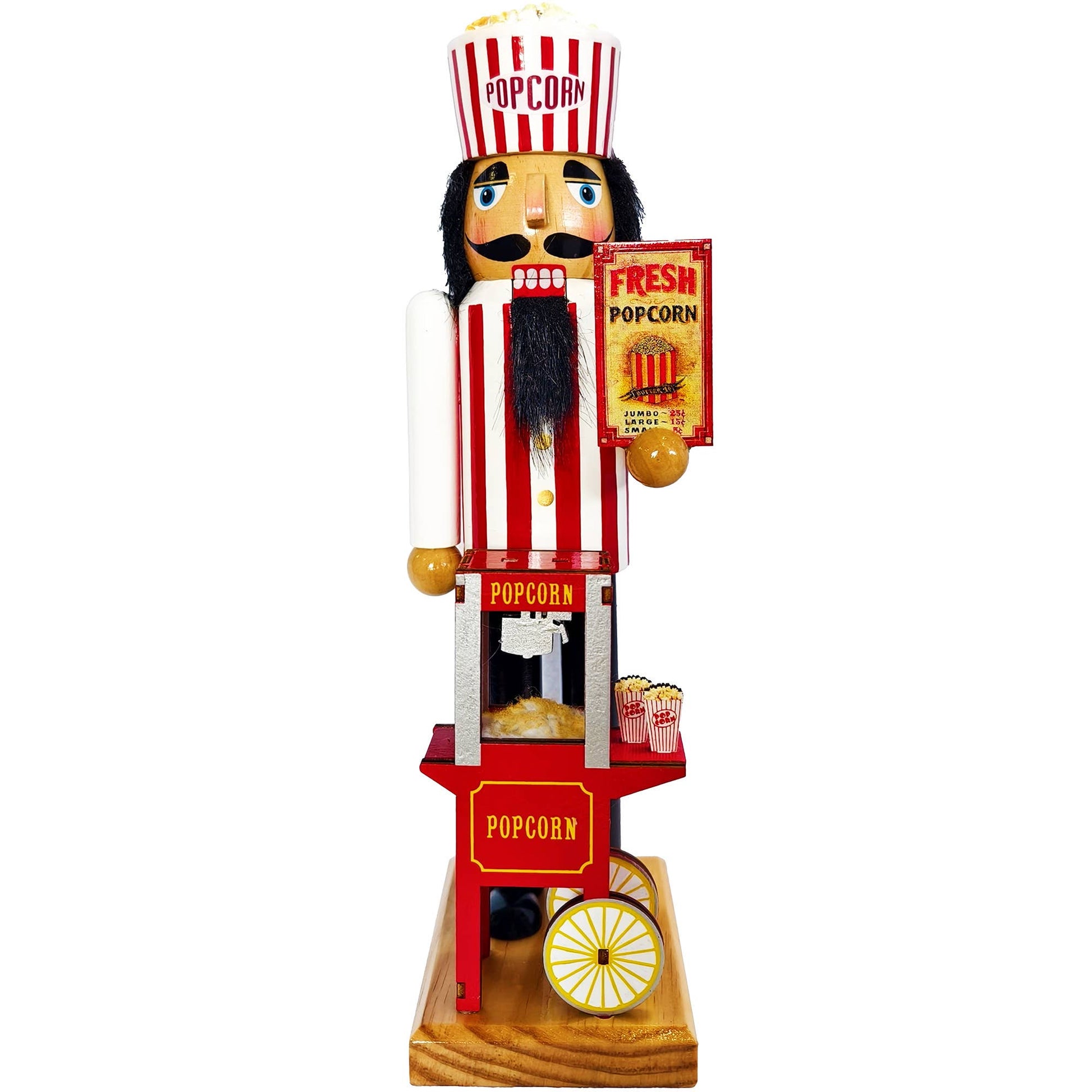 14 inch Fresh Lobster Nutcracker with yellow raincoat