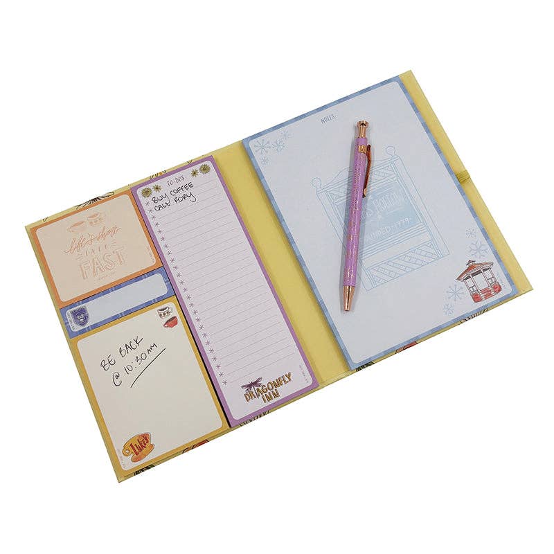 "Stars Hollow Stationery" ☕ Gilmore Girls Memo Pad Set by Insight Editions