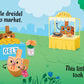Jewish holiday board book for toddlers about dreidels